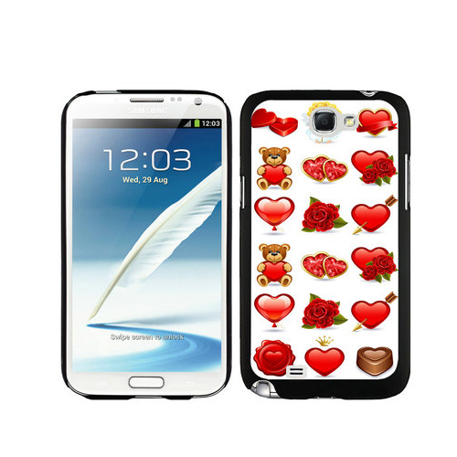 Valentine Cute Bear Love Samsung Galaxy Note 2 Cases DPM